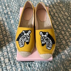 Kate Spade Zebra Espadrilles